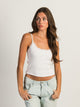 HARLOW HANNAH TANK - WHITE HARLOW - Boathouse USA