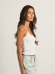 HARLOW HANNAH TANK - WHITE HARLOW - Boathouse USA