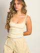 HARLOW HANNAH TANK TOP - YELLOW HARLOW - Boathouse USA