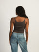 HARLOW ESSENTIAL RIBBED TANK TOP - CHARCOAL HARLOW - Boathouse USA