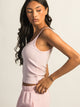 HARLOW ESSENTIAL RIBBED TANK TOP - LIGHT PINK HARLOW - Boathouse USA
