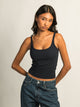 HARLOW ESSENTIAL RIBBED TANK TOP - NAVY HARLOW - Boathouse USA
