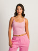 HARLOW ESSENTIAL RIBBED TANK - PINK HARLOW - Boathouse USA