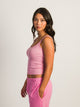 HARLOW ESSENTIAL RIBBED TANK - PINK HARLOW - Boathouse USA