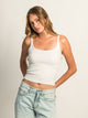HARLOW ESSENTIAL RIBBED MELANGE TANK HARLOW - Boathouse USA
