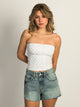 HARLOW BAILEY DITSY TUBE TOP - WHITE HARLOW - Boathouse USA
