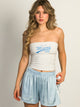 HARLOW BAILEY MELANGE TUBE TOP - MIAMI 99 HARLOW - Boathouse USA