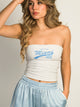 HARLOW BAILEY MELANGE TUBE TOP - MIAMI 99 HARLOW - Boathouse USA