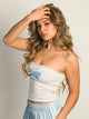 HARLOW BAILEY MELANGE TUBE TOP - MIAMI 99 HARLOW - Boathouse USA