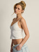 HARLOW PARTY TYLA TANK TOP - WHITE HARLOW - Boathouse USA