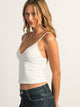 HARLOW TYLA TANK TOP - WHITE