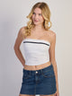 HARLOW BECCA TUBE TOP - WHITE HARLOW - Boathouse USA