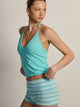HARLOW TORI HALTER TOP - AQUA HARLOW - Boathouse USA