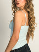 HARLOW HARLOW ESSENTIAL DUO TANK TOP - CRYSTAL BLUE HARLOW - Boathouse USA