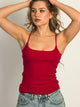 HARLOW HARLOW ESSENTIAL DUO TANK TOP - PORT RED HARLOW - Boathouse USA