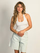 HARLOW DANI MELANGE HALTER TOP - CLOUD HARLOW - Boathouse USA