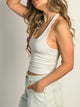 HARLOW DANI MELANGE HALTER TOP - CLOUD HARLOW - Boathouse USA