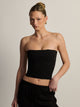 HARLOW SIENNA TUBE TOP - BLACK HARLOW - Boathouse USA