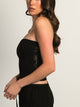 HARLOW SIENNA TUBE TOP - BLACK HARLOW - Boathouse USA