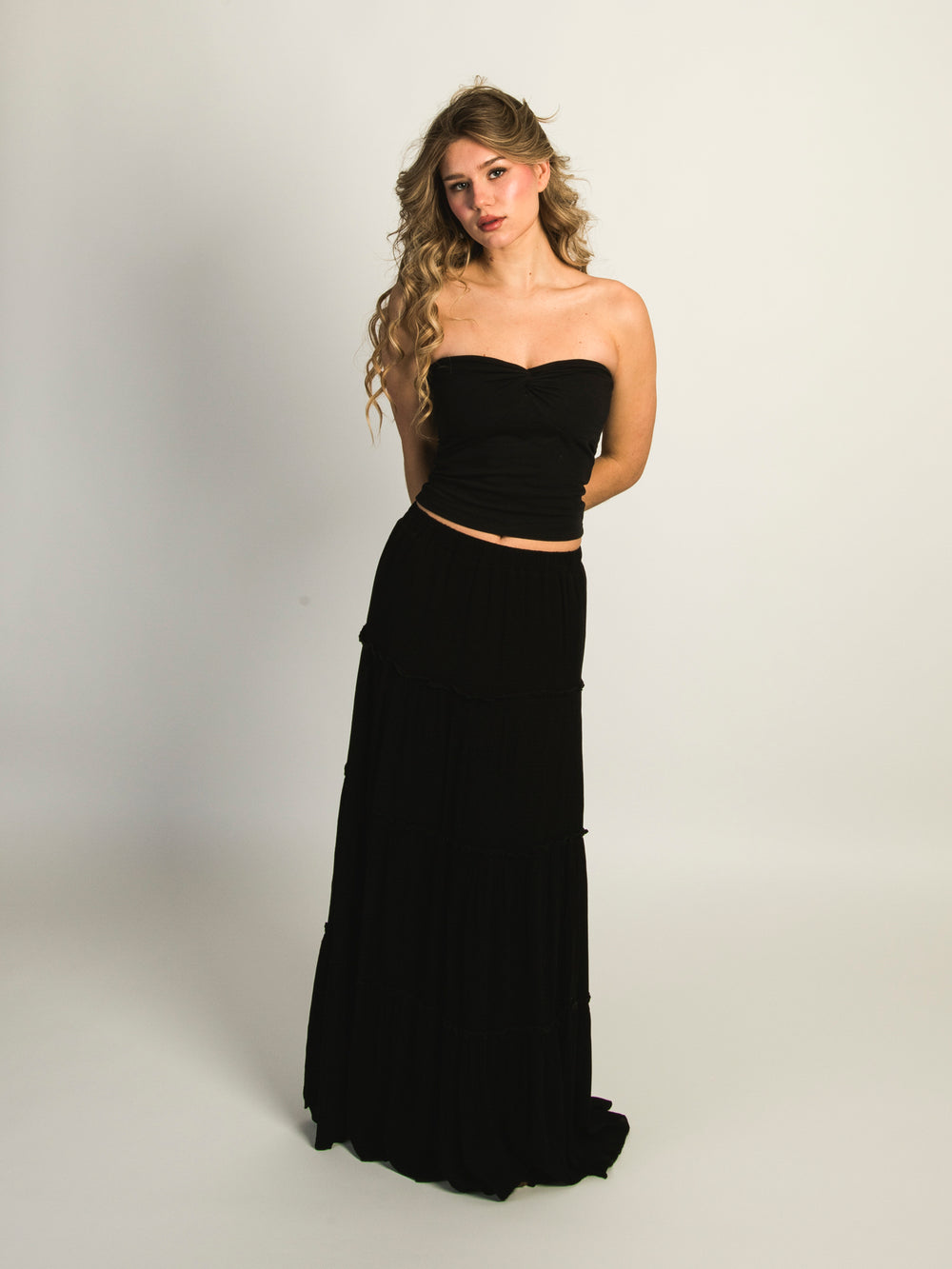 HARLOW NINA TUBE TOP - BLACK