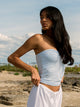 HARLOW NINA TUBE TOP - LIGHT BLUE HARLOW - Boathouse USA