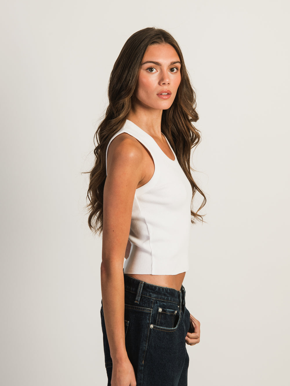 HARLOW KENDALL TANK - WHITE