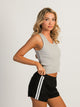 HARLOW KENDALL MELANGE TANK - HEATHER GREY HARLOW - Boathouse USA