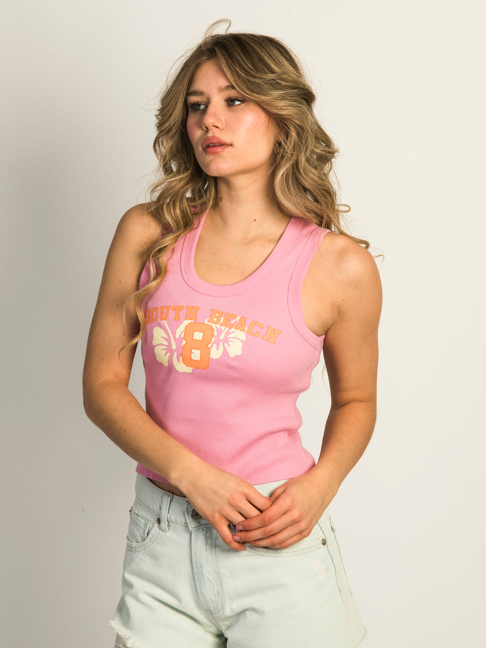 HARLOW KENDALL PRINT TANK TOP - SOUTH BEACH 8