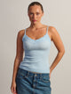 HARLOW LUNA LACE TANK - SOFT BLUE HARLOW - Boathouse USA