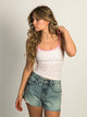 HARLOW LOGAN DITSY TANK TOP - BUBBLEGUM HARLOW - Boathouse USA