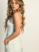 HARLOW LOGAN PRINT TANK - BLUE HARLOW - Boathouse USA
