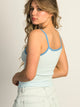 HARLOW LOGAN PRINT TANK - BLUE HARLOW - Boathouse USA