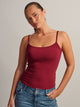 HARLOW GIA TANK TOP - BURGUNDY HARLOW - Boathouse USA