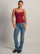 HARLOW GIA TANK TOP - BURGUNDY HARLOW - Boathouse USA