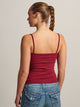 HARLOW GIA TANK TOP - BURGUNDY HARLOW - Boathouse USA