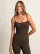 HARLOW GIA TANK TOP - CHOCOLATE HARLOW - Boathouse USA