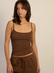 HARLOW GIA TANK TOP - CHOCOLATE HARLOW - Boathouse USA