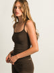 HARLOW GIA TANK TOP - CHOCOLATE HARLOW - Boathouse USA
