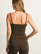 HARLOW GIA TANK TOP - CHOCOLATE HARLOW - Boathouse USA