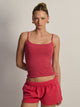 HARLOW GIA TANK - WASHD RED HARLOW - Boathouse USA