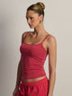 HARLOW GIA TANK - WASHD RED HARLOW - Boathouse USA