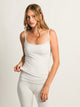 HARLOW GIA MELANGE TANK TOP - CLOUD HARLOW - Boathouse USA