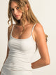 HARLOW GIA MELANGE TANK TOP - CLOUD HARLOW - Boathouse USA