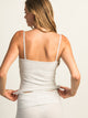 HARLOW GIA MELANGE TANK TOP - CLOUD HARLOW - Boathouse USA