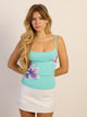 HARLOW GIA TANK - PRINT AQUA HARLOW - Boathouse USA
