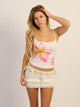 HARLOW GIA TANK - PRINT WHITE HARLOW - Boathouse USA
