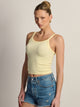 HARLOW GIGI TANK TOP - BABY YELLOW HARLOW - Boathouse USA