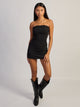 HARLOW VEGAS TUBE TOP TANK - BLACK