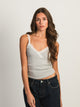 HARLOW LENI MELANGE TANK - HEATHER GREY HARLOW - Boathouse USA
