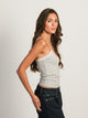 HARLOW LENI MELANGE TANK - HEATHER GREY HARLOW - Boathouse USA